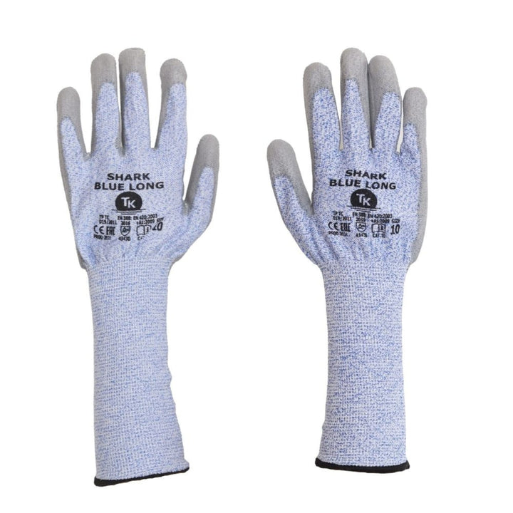 ANTI-SCRATCH GLOVES WITH EXTENDED CUFFS SIZE 6 (1 PAIR)