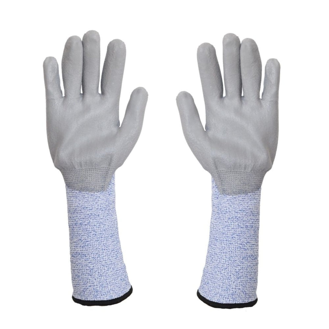 ANTI-SCRATCH GLOVES WITH EXTENDED CUFFS SIZE 6 (1 PAIR)