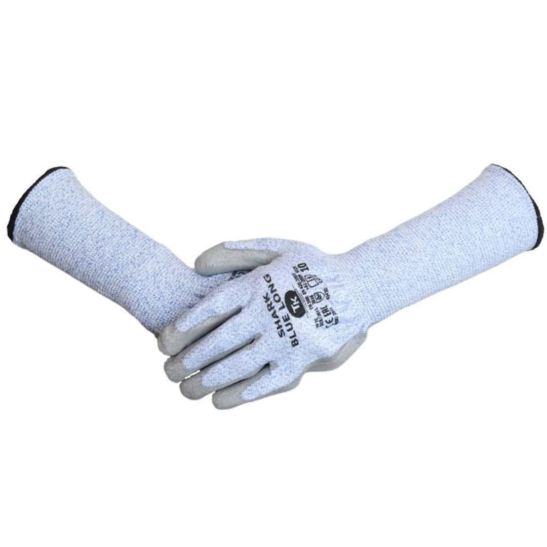 ANTI-SCRATCH GLOVES WITH EXTENDED CUFFS SIZE 6 (1 PAIR)