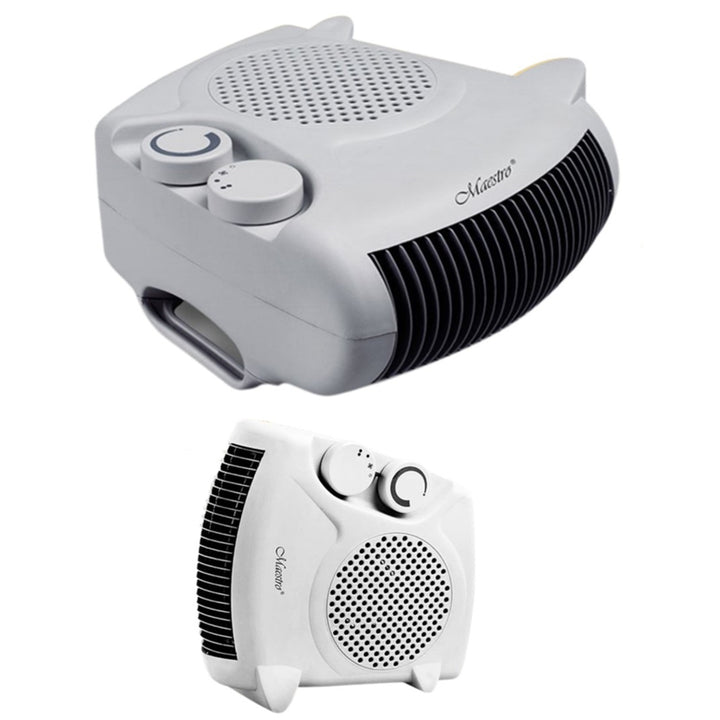 Fan Heater Electric 2000W 3 Operating Modes Hot Cold Air Horizontal Vertical Compact