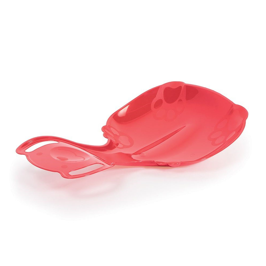 Slide plate snow slider Polar Bear 2 plastic snow porutscher red