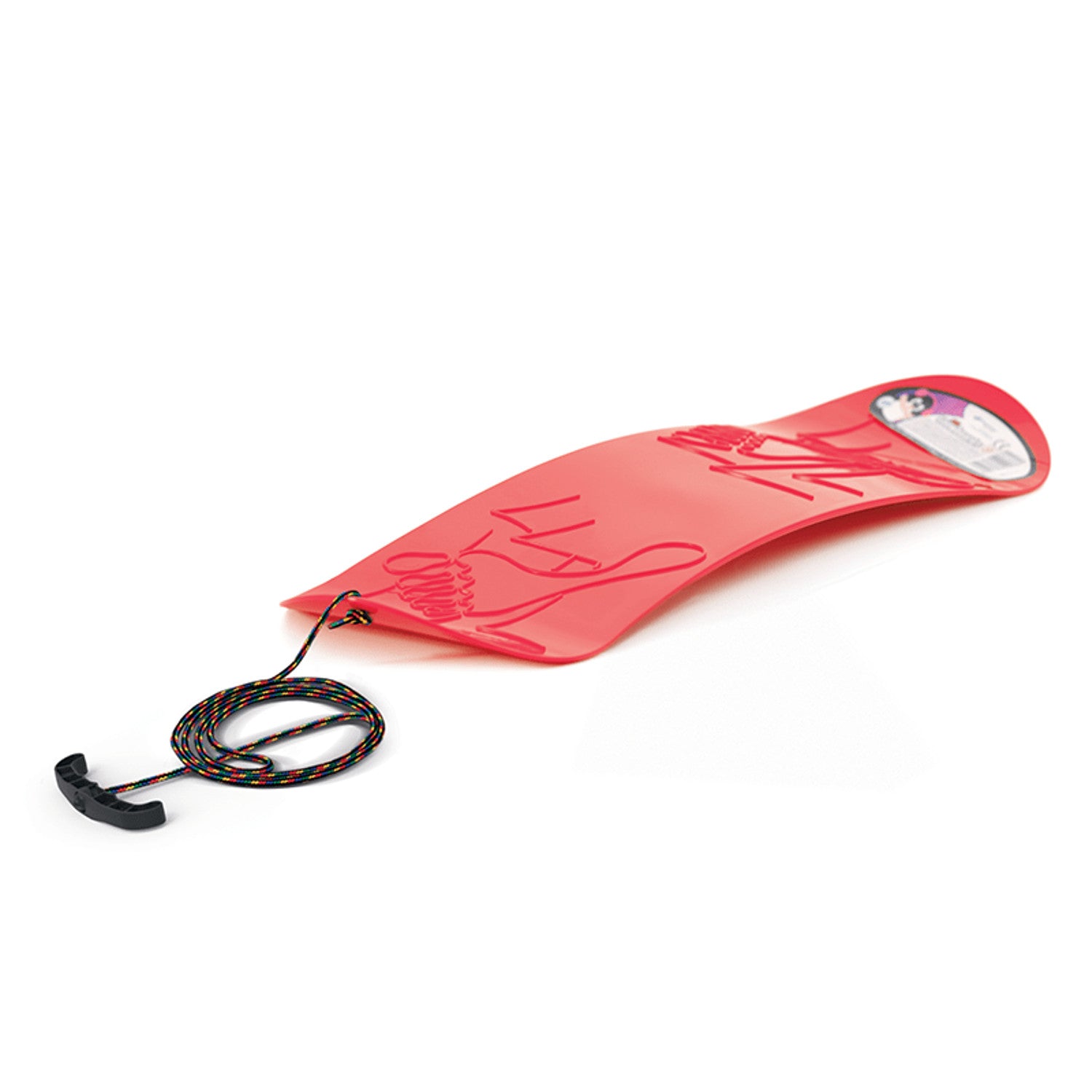 Plastic Kids Slide Snow Sledge Snowboard Rope Handle Speed Safe Stable ...