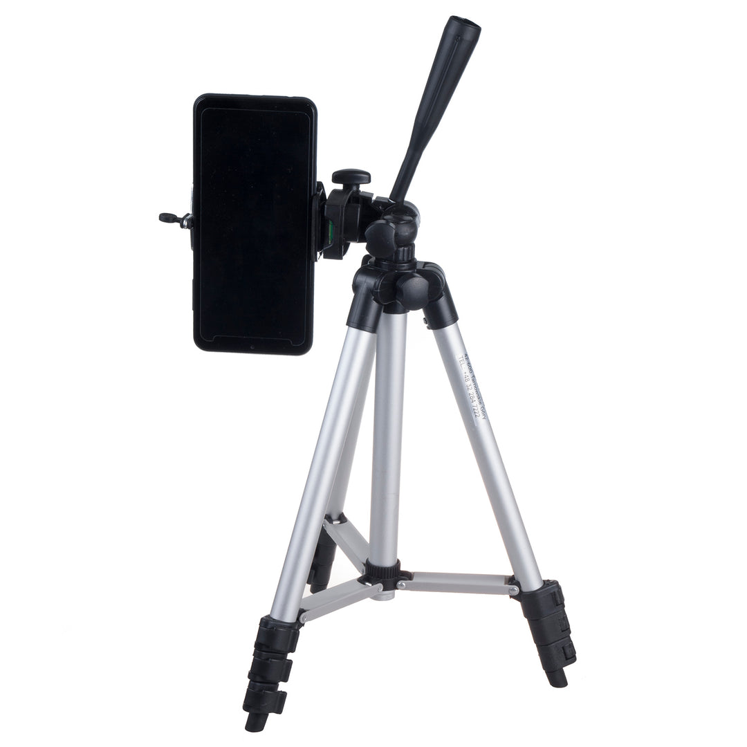 Seastán Tripod Fón Ceamara Maclean MC-165 Uilíoch 1/4 le Bluetooth cianda Cás Iompraíochta le haghaidh Ceamaraí Soilse Fáinne Cliste Fáinne Soilse Fáinne Infhillte Airde Infhillte Uasmhéid 102cm