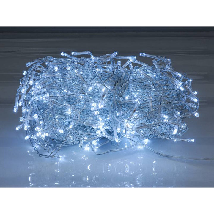 Fairy Lights Garland Lamp Light 500 LED 15m Cold White IP44 Christmas