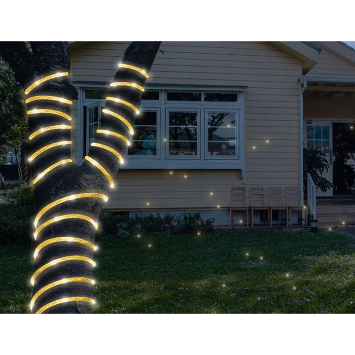 Decorative String Fairy Lights 100LED 10m Gold Glitter Warm White Light IP44