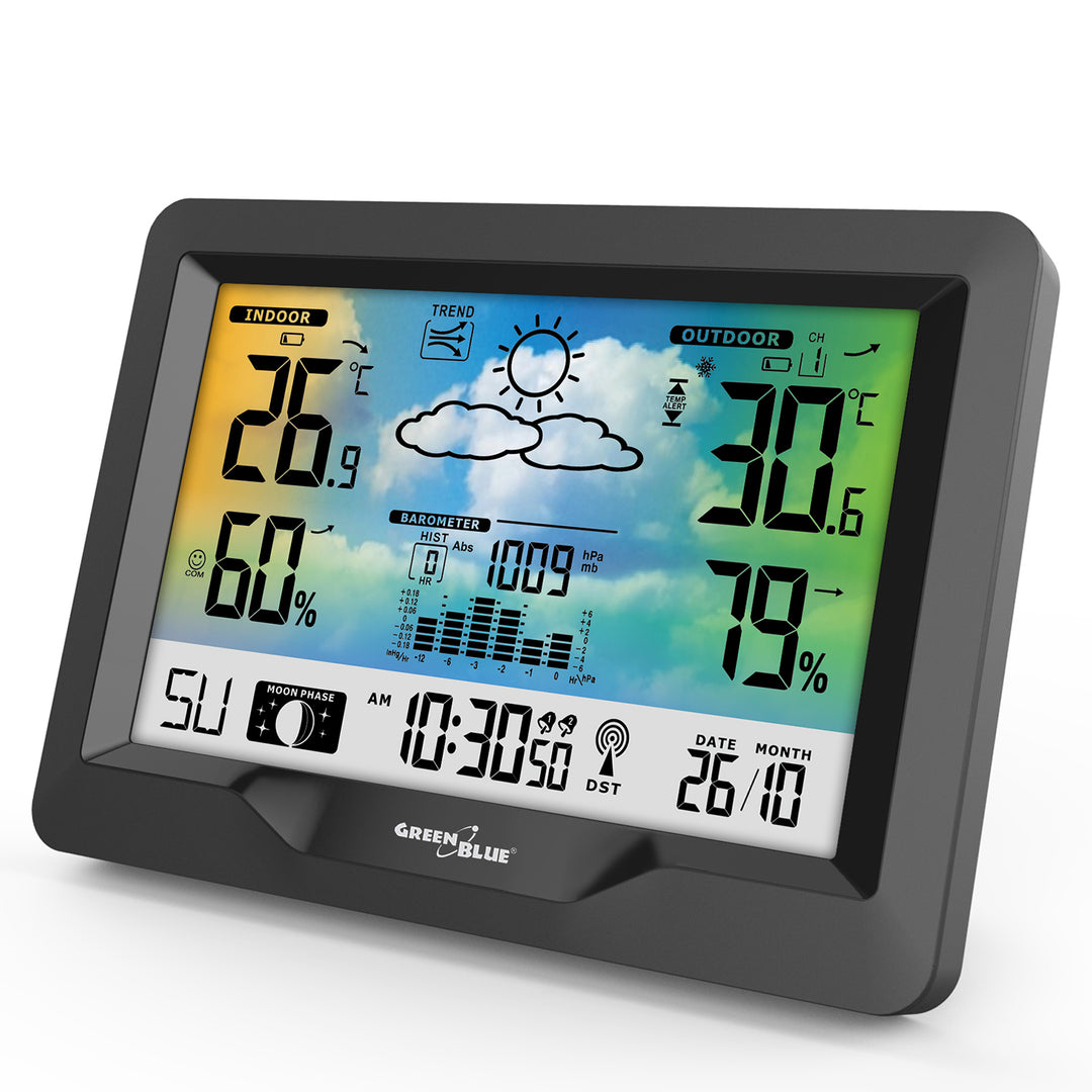 GreenBlue GB540 wireless weather station + power adapter