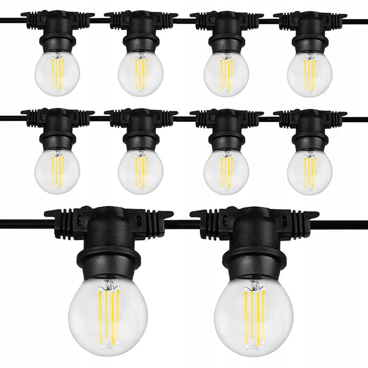 Garden high-quality light garland 10m chain LED bulb MCE410