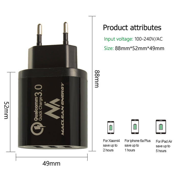 Cumhacht charger 7031070315 USB cábla uilíoch 7200 mA 5 V +