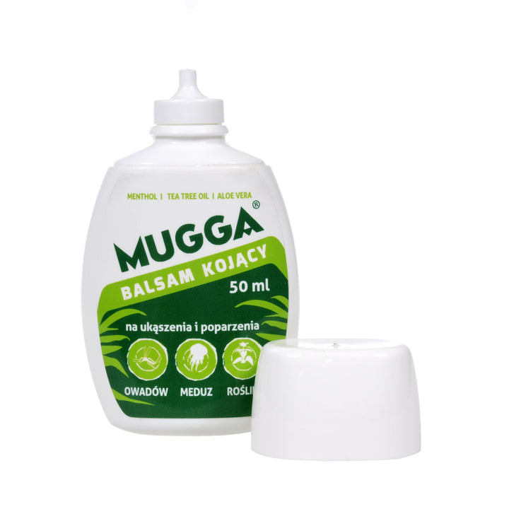 Mugga Strong 50% Deet le haghaidh sceartáin mosquitoes + Mugga Balm