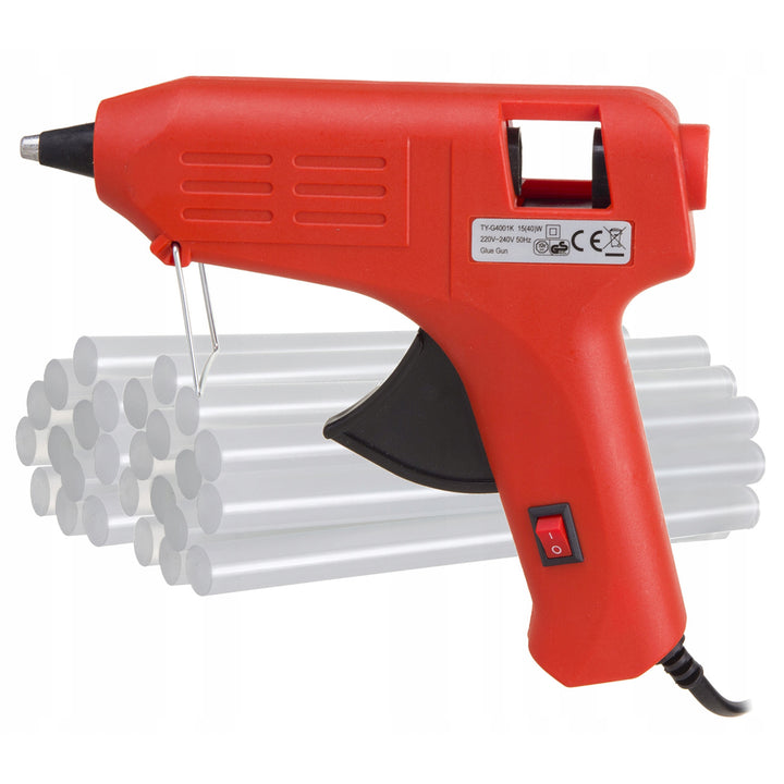 Hot glue gun MCE432 + adhesives 26 pcs.