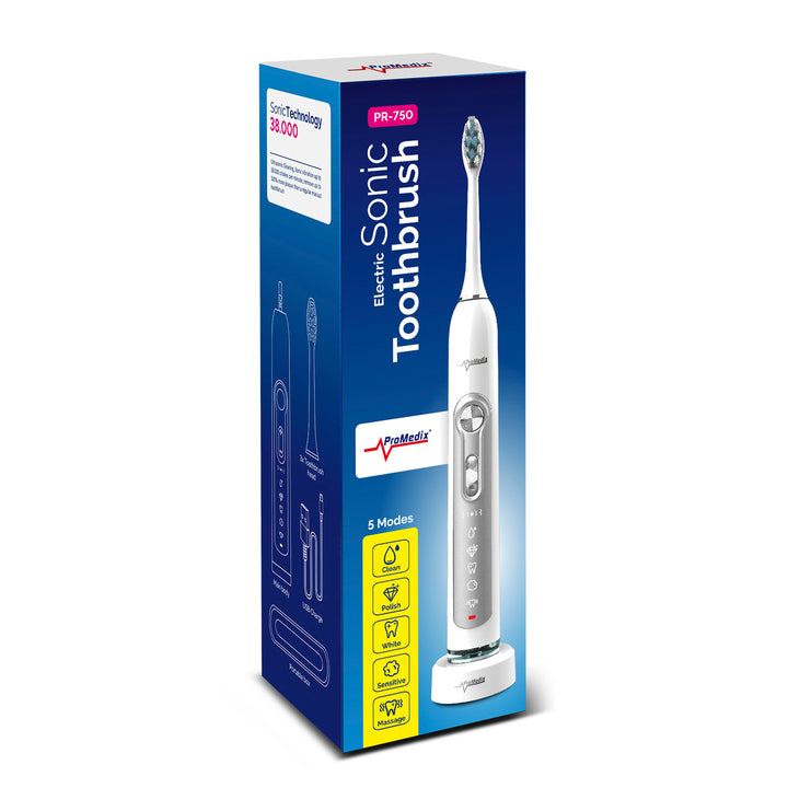 2x ProMedix PR-750 sonic toothbrush set