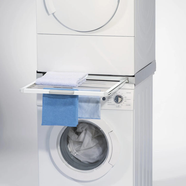 XAVAX Washer Dryer Stacking Kit with Clothes Airer 60x60cm Universal Washing Machine Tumble Dryer