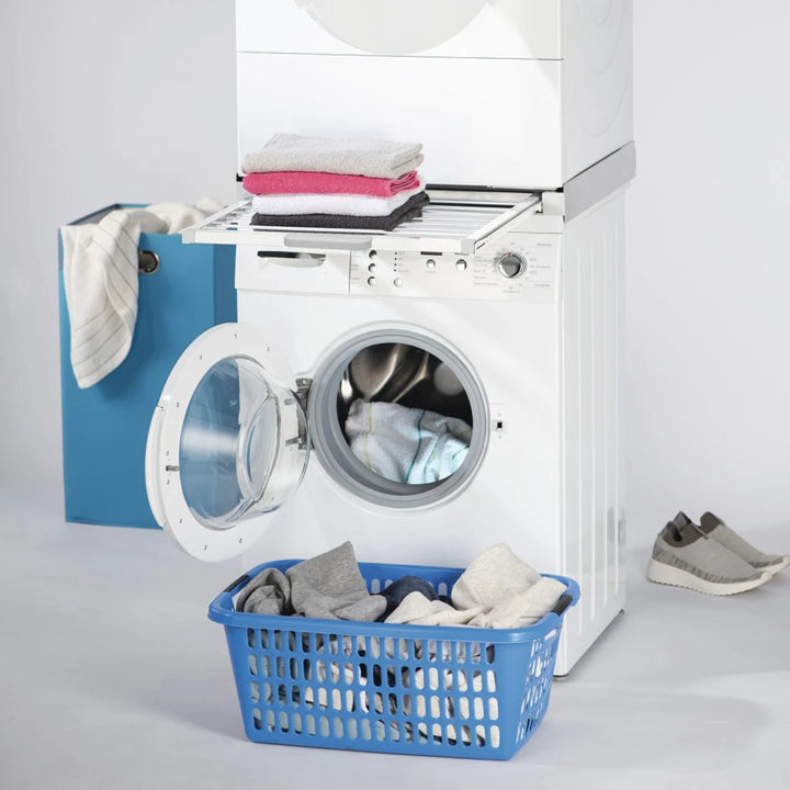XAVAX Washer Dryer Stacking Kit with Clothes Airer 60x60cm Universal Washing Machine Tumble Dryer