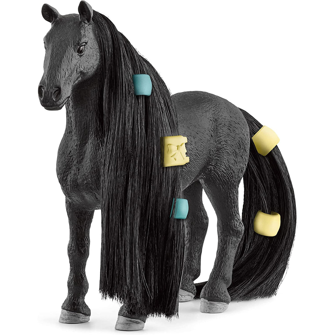 Schleich 42581 Schleich Beauty Horse Criollo Definitivo Mare Figiúr le Accessories Brushable Gruaige Bunaidh