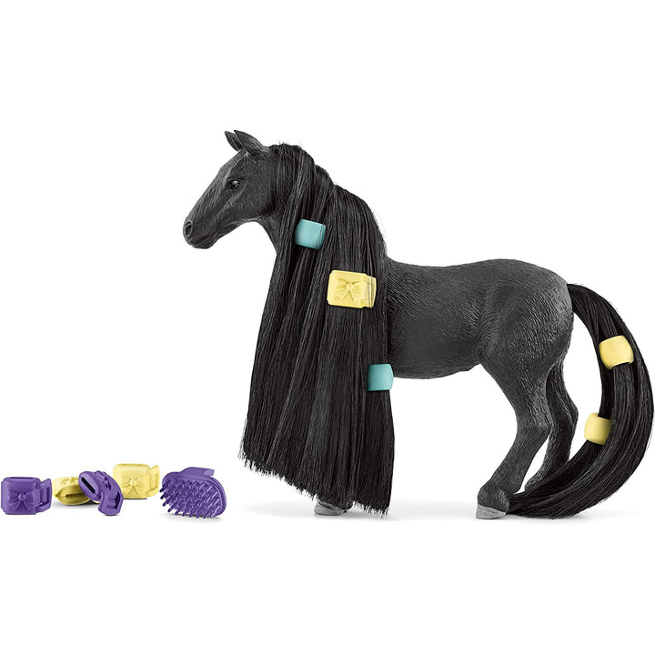 Schleich 42581 Schleich Beauty Horse Criollo Definitivo Mare Figiúr le Accessories Brushable Gruaige Bunaidh