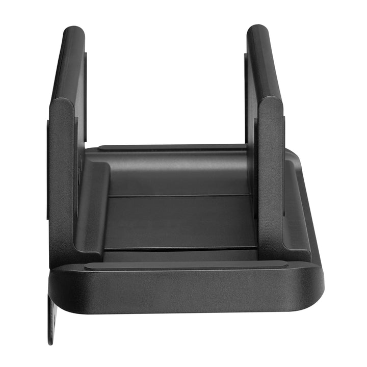 Maclean MC-454 Holder for Thin Client Terminal Mini PC CPU Stand Mount VESA Compatible Black Freestanding Sturdy