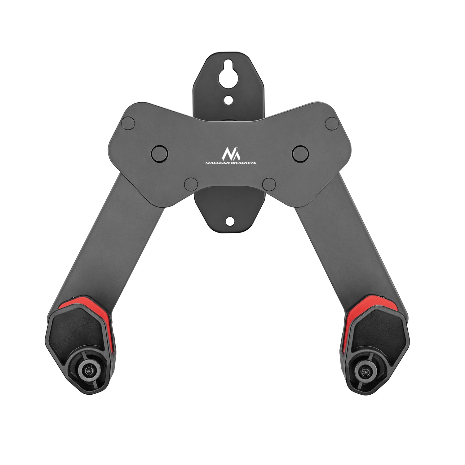 Maclean Av Rack Maclean MC-457 Bicycle Wall Mount Wall Bicycle Rack with 2 Hooks Horiz ...