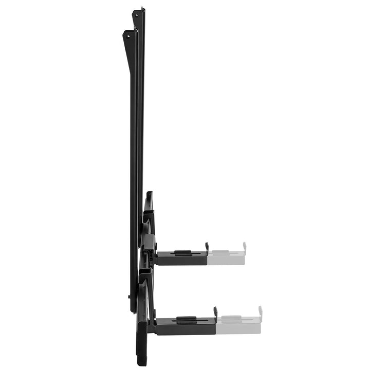 Maclean MC-465 Universal Soundbar Bracket up to 15 kg Speaker Mount for VESA Mounting Under or Over TV or Wall Mounting Adjustable Depth: 86-155 mm