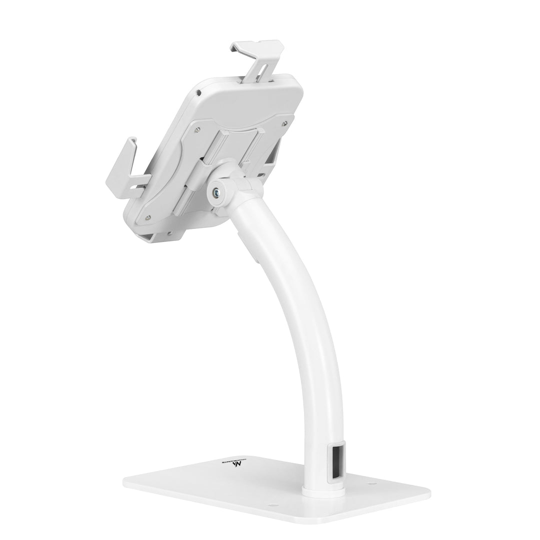 Maclean MC-468W Universal Tablet Stand Holder Lockable 7.9" - 11"  Table or Wall Mounting Public Display Kiosk Sturdy Anti-Theft