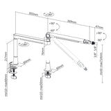 NanoRS Microphone Stand Arm Holder, Aluminum, RS471