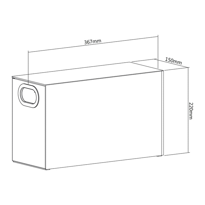 Maclean MC-478 Countertop Organizer for Dyson Airwrap Styler Dryer Magnetic Secure Grip Silicone Pads