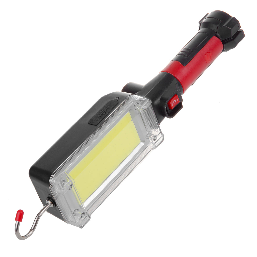 Lampa ceardlainne COB maighnéadach Maclean, 2x1200mAh, 700lm, USB Cineál-C / Micrea USB, MCE307