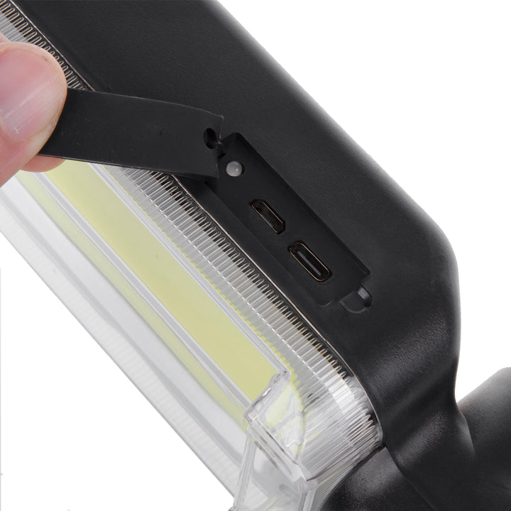 Lampa ceardlainne COB maighnéadach Maclean, 2x1200mAh, 700lm, USB Cineál-C / Micrea USB, MCE307