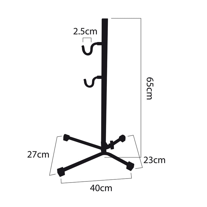 Maclean Bicycle Service Floor Mount Steel Adjustable Height 20kg MTB Bikes Wheels up to 27.5"