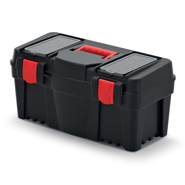 KISTENBERG CALIBER KCR5530 Tool Box Workshop Storage Box Carrying Handle 55 cm Sturdy ABS Plastic