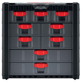 Kistenberg KMC301 Workshop Tool Organiser Multicase Cargo 501 9 Drawers Carry Handle Lid Organiser Portable