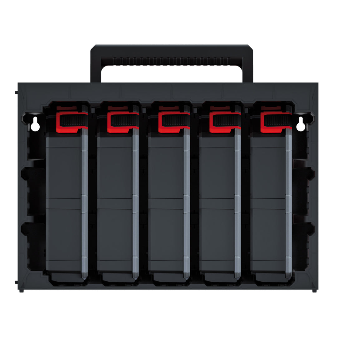 Kistenberg Tagercase 30 Tool Box Case for Organisers Compartments Cabinet Storage Solution Garage Workshop Portable Handle or Wall Mounted Stackable