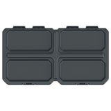 Kistenberg KMXBB3015S MSX Box Tool Organiser Container with 3 Dividers Workshop Garage Lidded