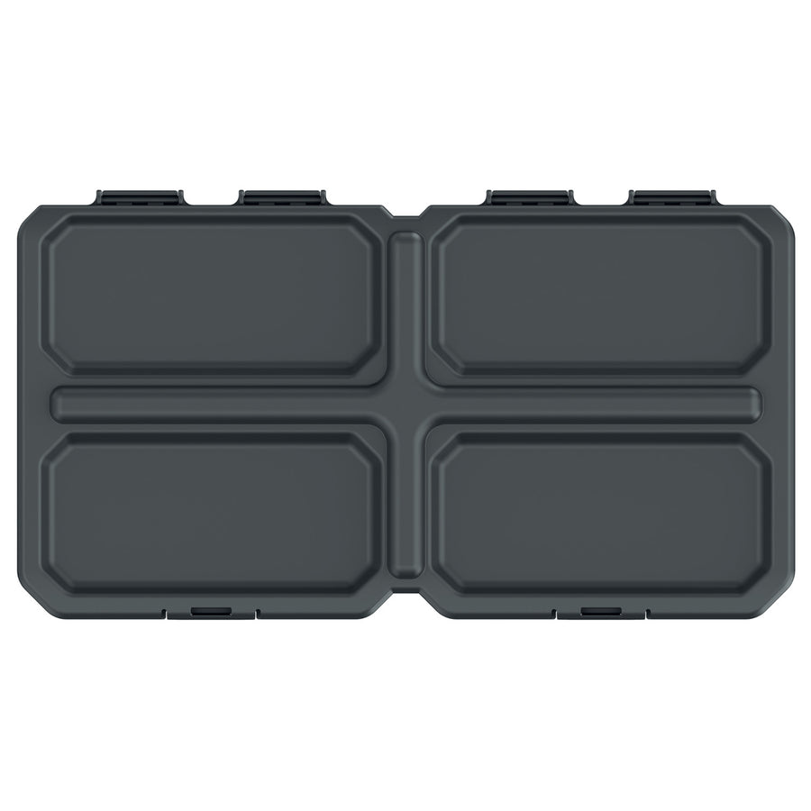 Kistenberg KMXBB3015S MSX Box Tool Organiser Container with 3 Dividers Workshop Garage Lidded