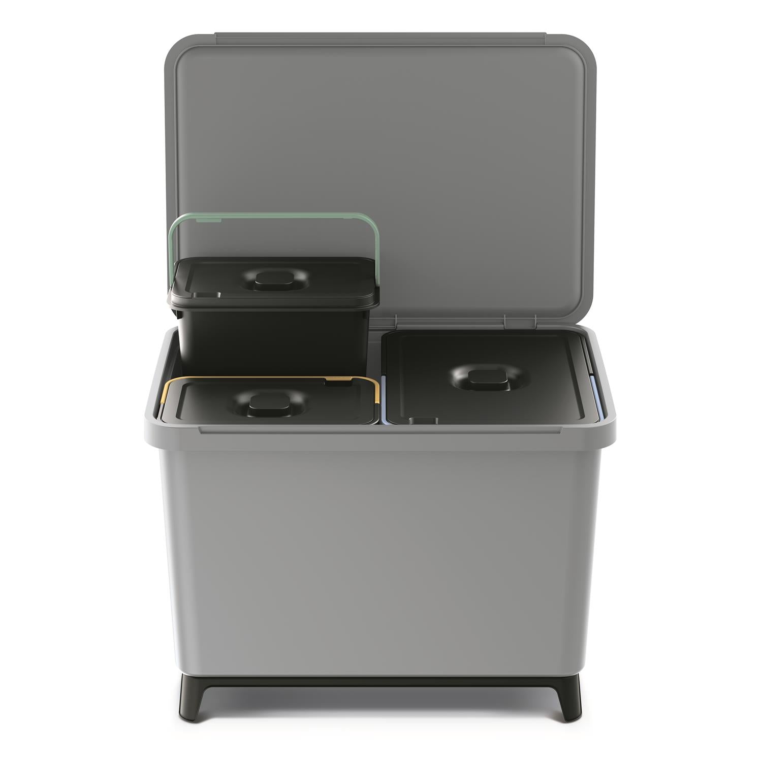 Keden Systema NKS60W3 Sorting Waste Bin 2x 10L + 23L Compartment Set R ...