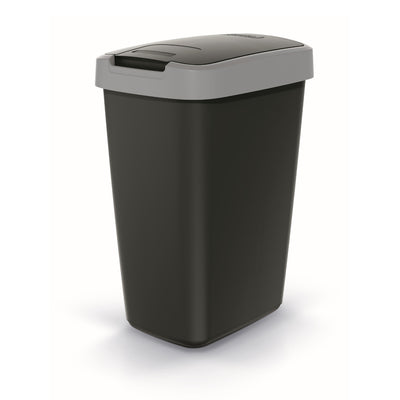 Waste Bin Trash Can Recycling Sorting Lid Kitchen 12L