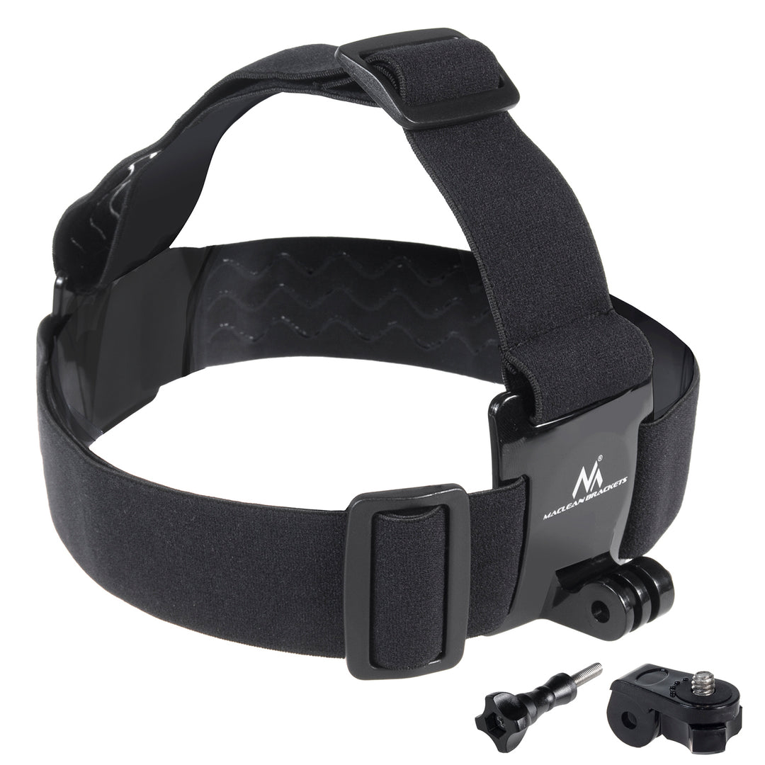 Maclean MC-448 Sports Headband Mount Strap Holder For Mobile Phone Camera GoPro Universal Secure Grip Sport Action Shots