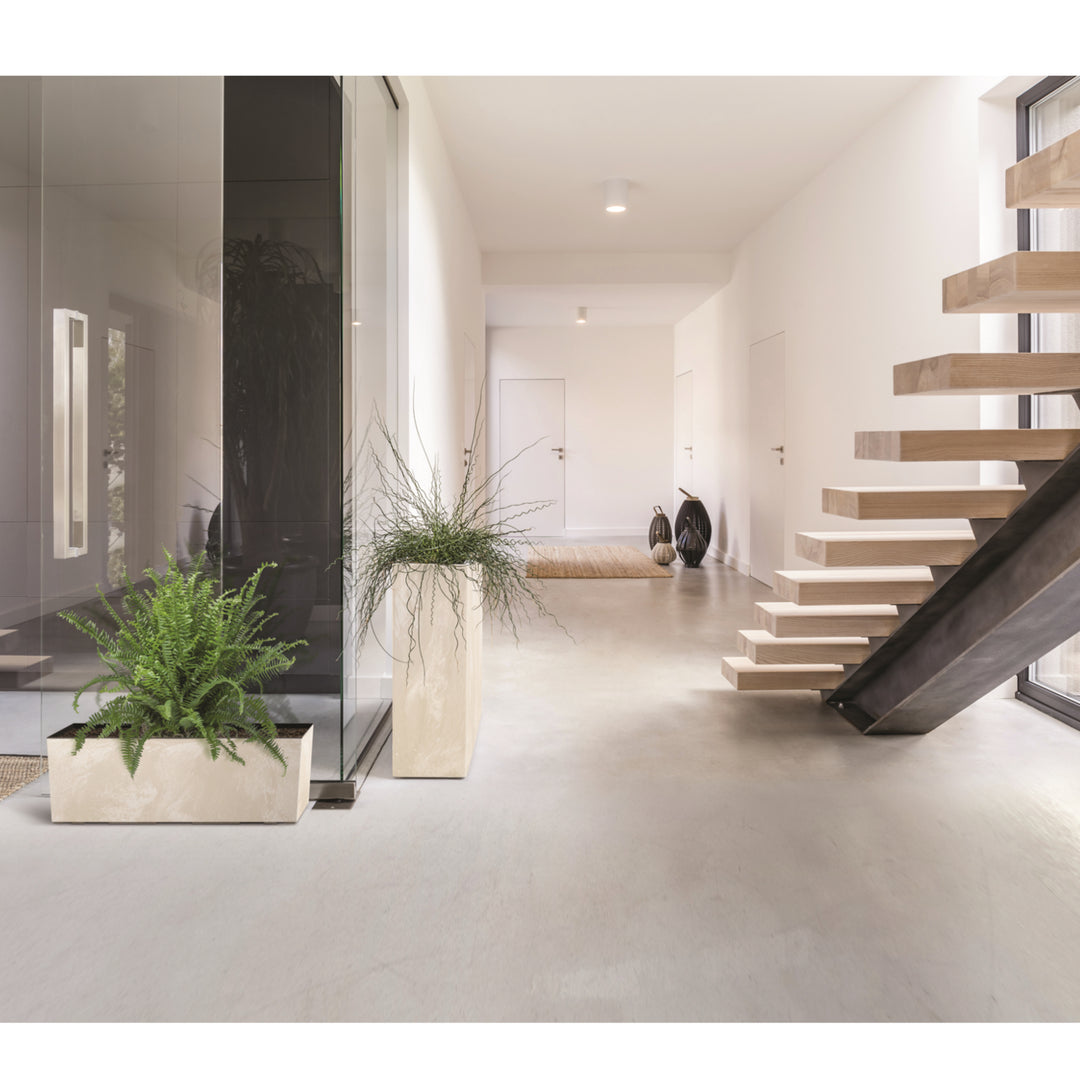 Prosperplast Urbi Case Concrete Effect Flower Pot Insert Planter Decorative Concrete Design Rectangular