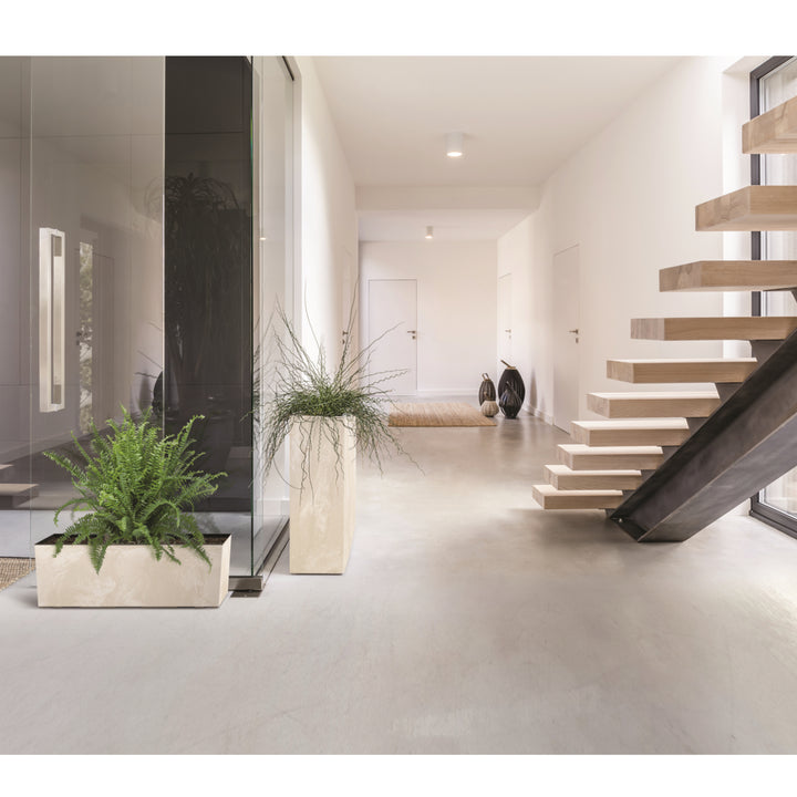 Prosperplast Urbi Case Concrete Effect Flower Pot Insert Planter Decorative Concrete Design Rectangular