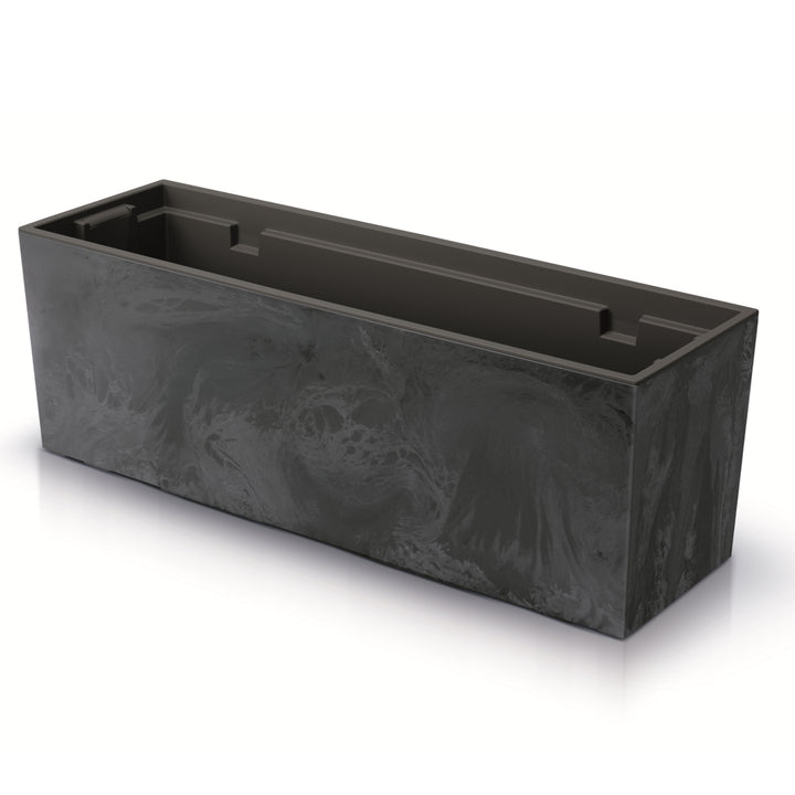 Prosperplast Urbi Case Concrete Effect Flower Pot Insert Planter Decorative Concrete Design Rectangular