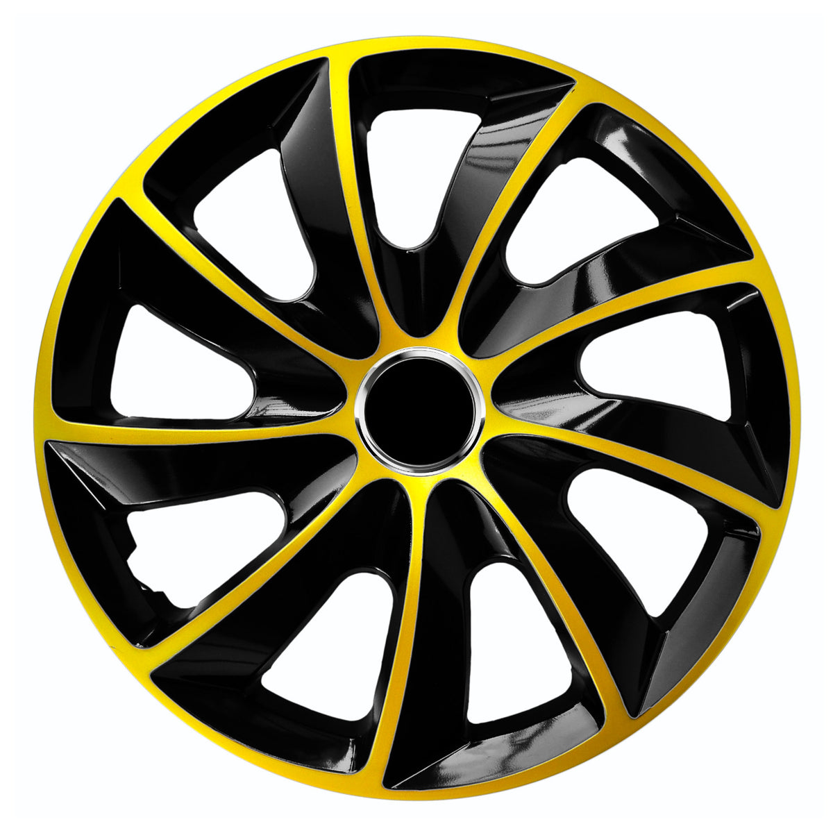 NRM 4× STIG extra blue/black 15″ wheel cover NRM 4× STIG extra blue/black 15″ wheel cover