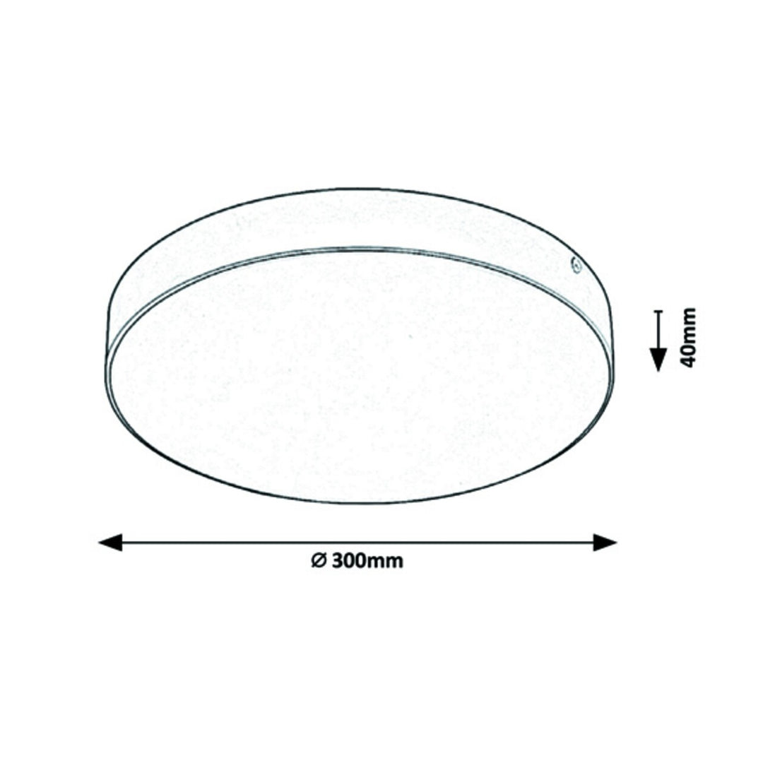 RABALUX TARTU 7898 Gairdín faoi stiúir Uasteorainn Lampa Allamuigh Dath Solas Inchoigeartaithe Luminaire Ardán 24W IP44