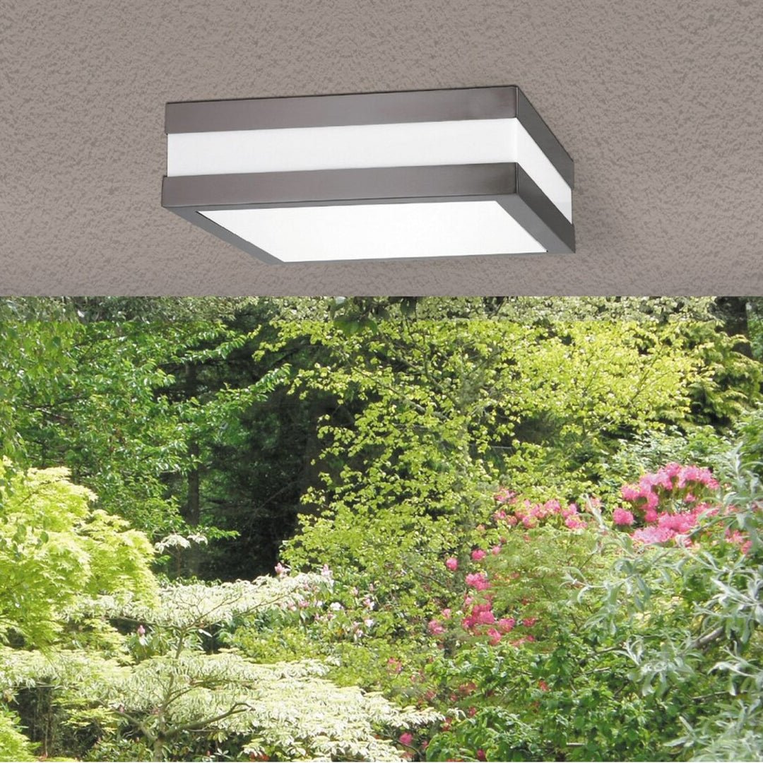 RABALUX STUTTGART 8685 Outdoor Ceiling Lamp 2x E27 Anthracite Weatherproof IP44 Durable Metal Plastic