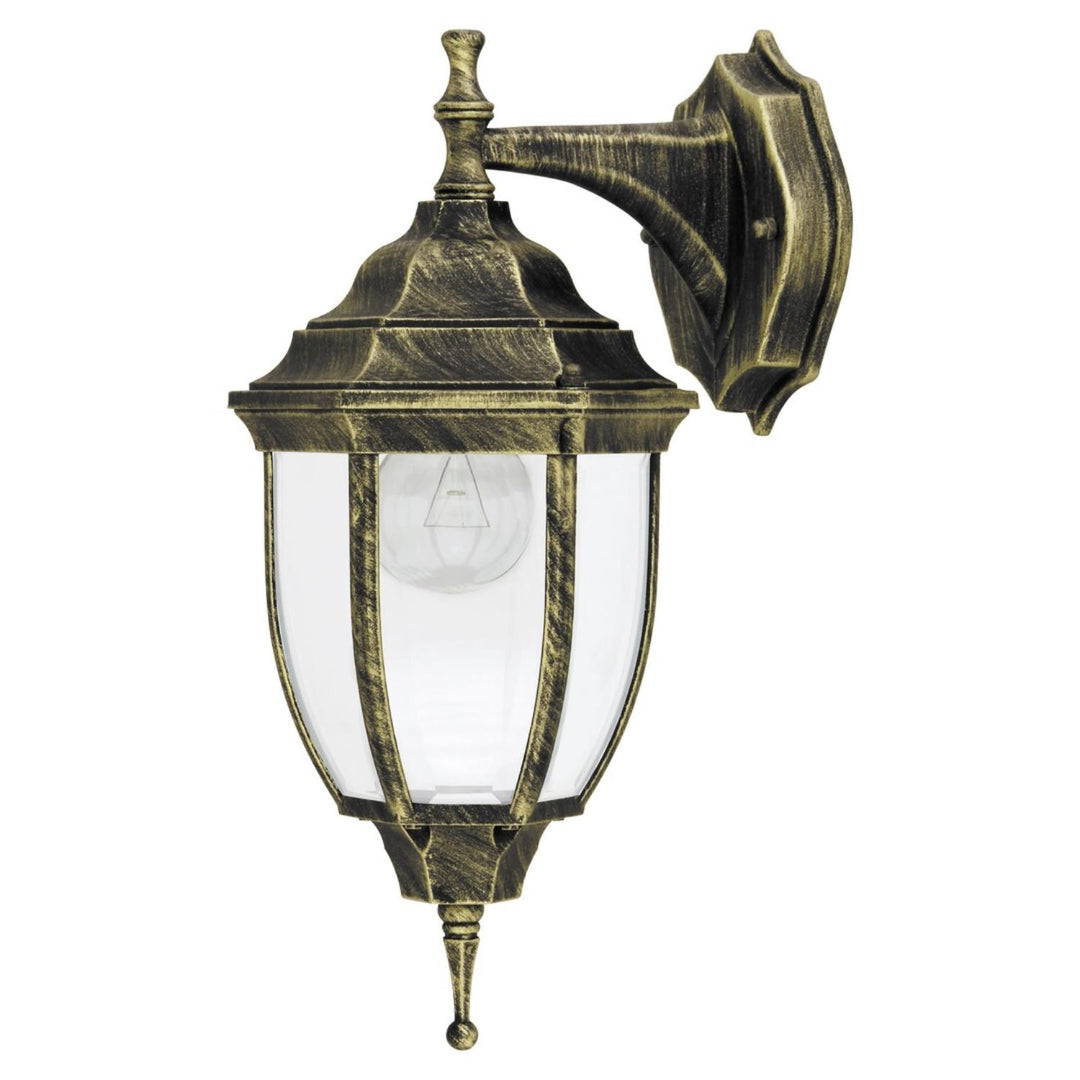 Rabalux Nizza 8451 Wall Lampa Ardán Gairdín Solas Cúil E27 60W IP43 Miotal