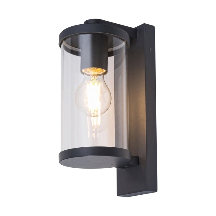 RABALUX SILISTRA Wall Lamp Garden Outdoor Patio Industrial 60W E27 IP44 Aluminum Glass Anthracite