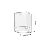 ZOMBOR 7818 Rabalux Ceiling Lamp Garden GU10 35W Patio Outdoor Light IP54 Terrace Energy Saving
