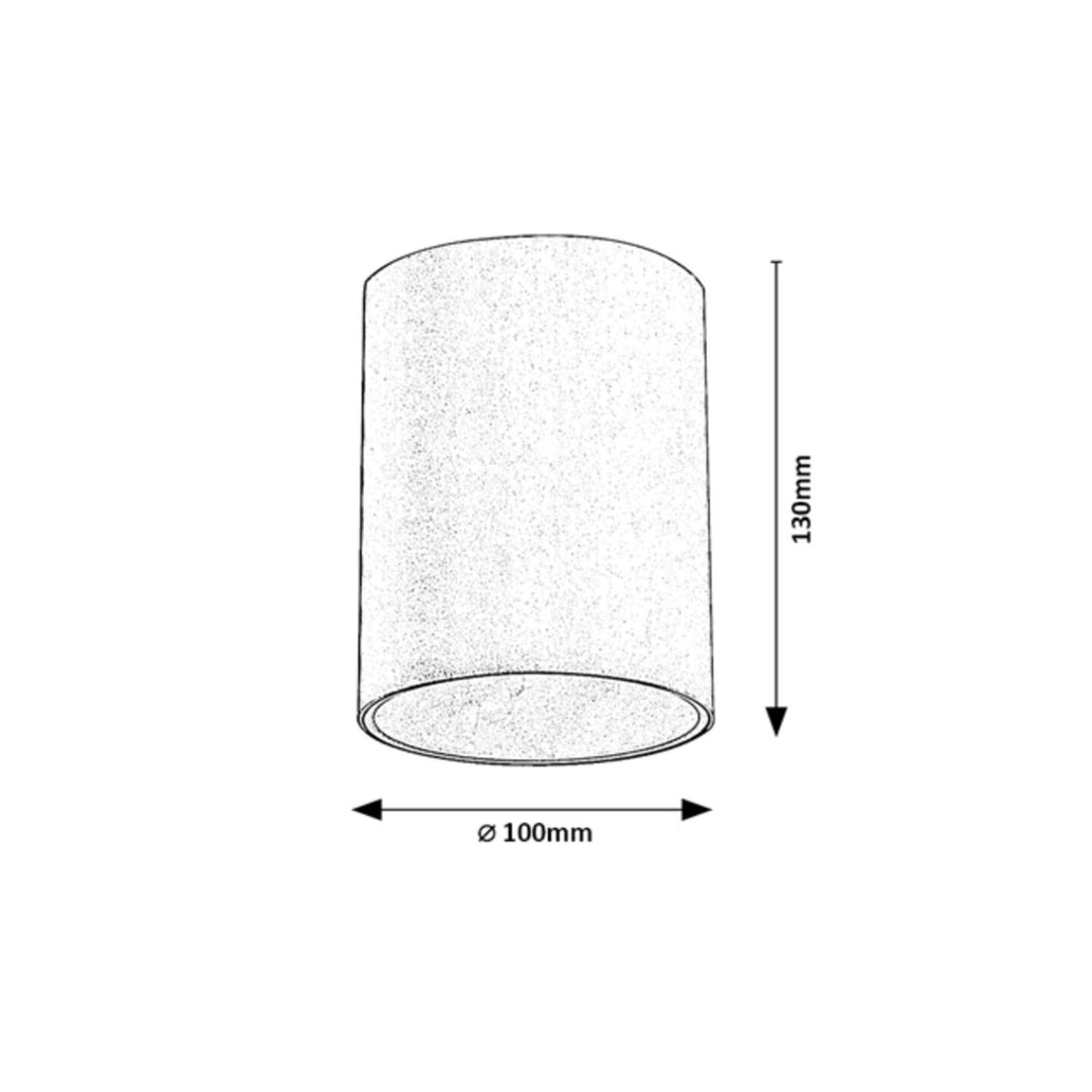 Clúdach Lampa Feadáin Babhta Uasteorainn Rabalux Zombor 7819 Dromchla Solas Lasmuigh Feistithe 35W IP54