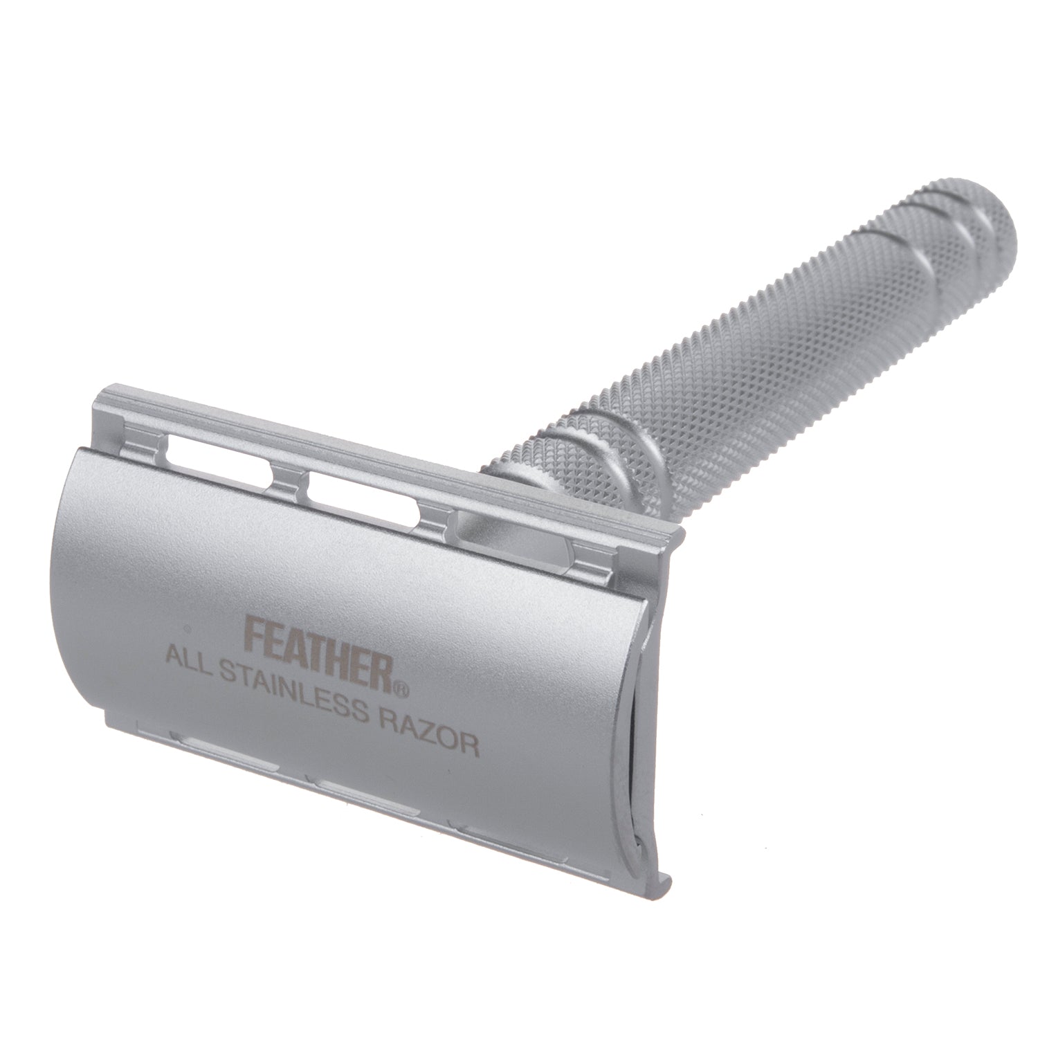 Feather All Stainless Razor Double Edge AS-D2 Japanese Quality Profess ...