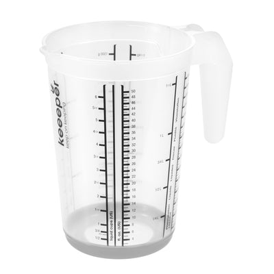 Keeeper Masimmo Measuring Jug Dishwasher Food Safe Comfortable Handle Cooking Baking Non Slip Base Modern