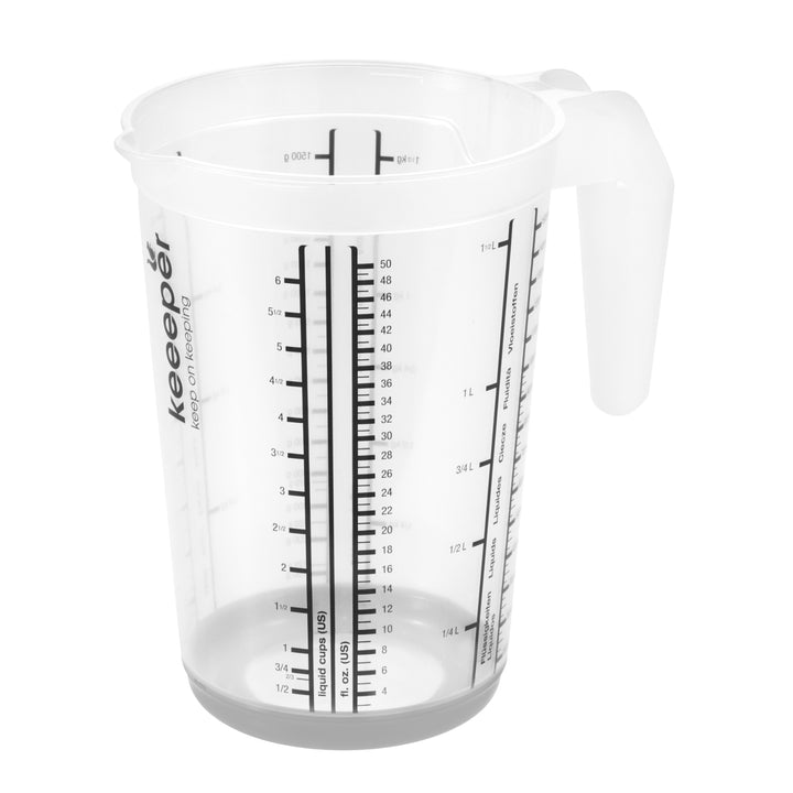 Keeeper Masimmo Measuring Jug Dishwasher Food Safe Comfortable Handle Cooking Baking Non Slip Base Modern