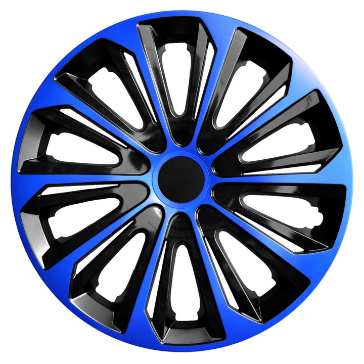 14" Wheel Trims Covers Hub Caps Set of 4 Super Resistant 14 inch Blue Durable UK